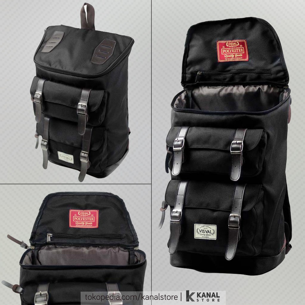 PROMO VISVAL MAJESTIC Tas Ransel Backpack Dan Laptop Pria Untuk Backpacker