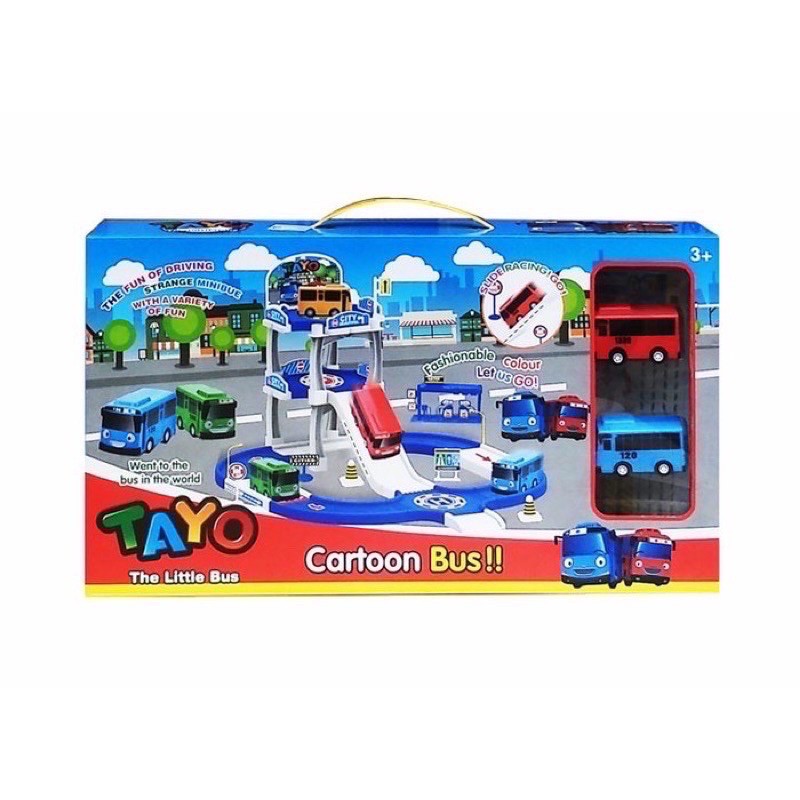 Mainan Anak Parking Area Tayo The Little Bus