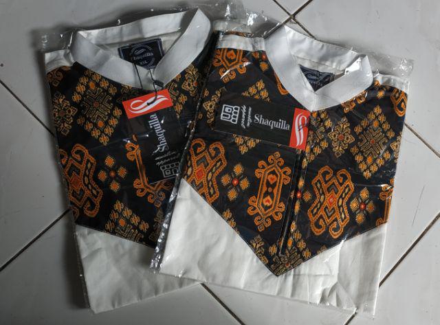Baju Koko Couple Koko Batik Putih Bersih  Koko Ayah Anak Koko Couple Koko Murah Koko Songket