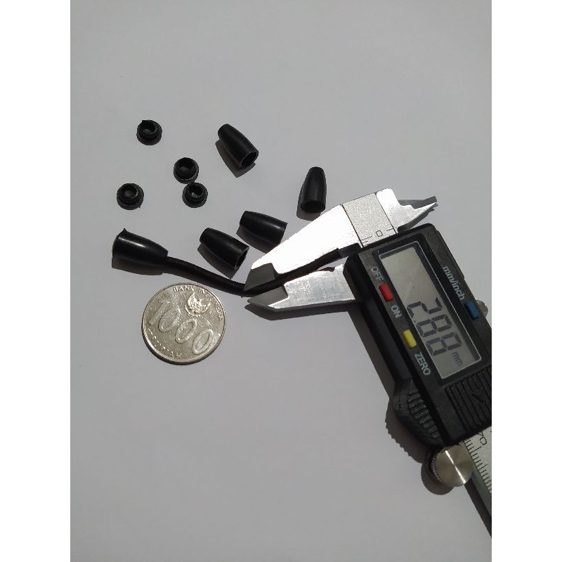 stopper lobi tali kur bandul ujung tali tali ukuran 3mm