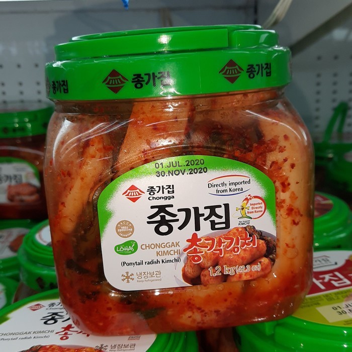 

Chongga Ponytail Radish Kimchi Kemasan Toples 1.2 kg