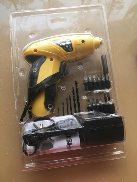 Fisch Mesin Bor Obeng Baterai Cordless Screwdriver