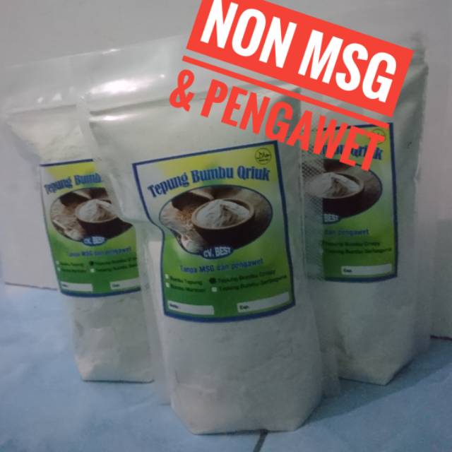 

Tepung bumbu Crispy Tanpa msg dan pengawet 250gr