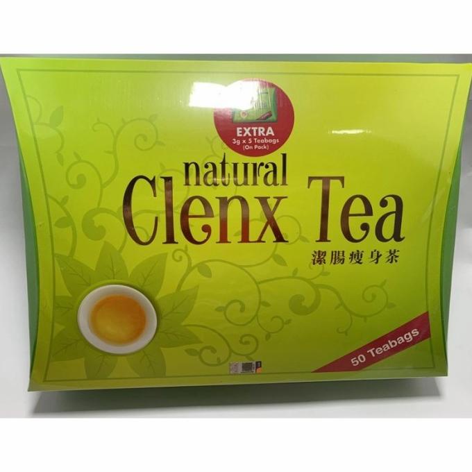 

Natural Clenx Tea isi 55 sachets Malaysia cap Halal