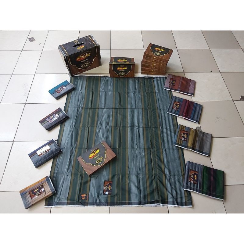 sarung premium atlas serat kayu 795 gold