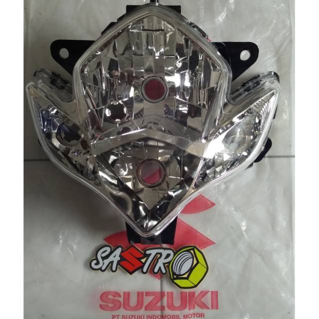 Reflektor mika Lampu depan set suzuki satria fu barong batok gede ori sgp