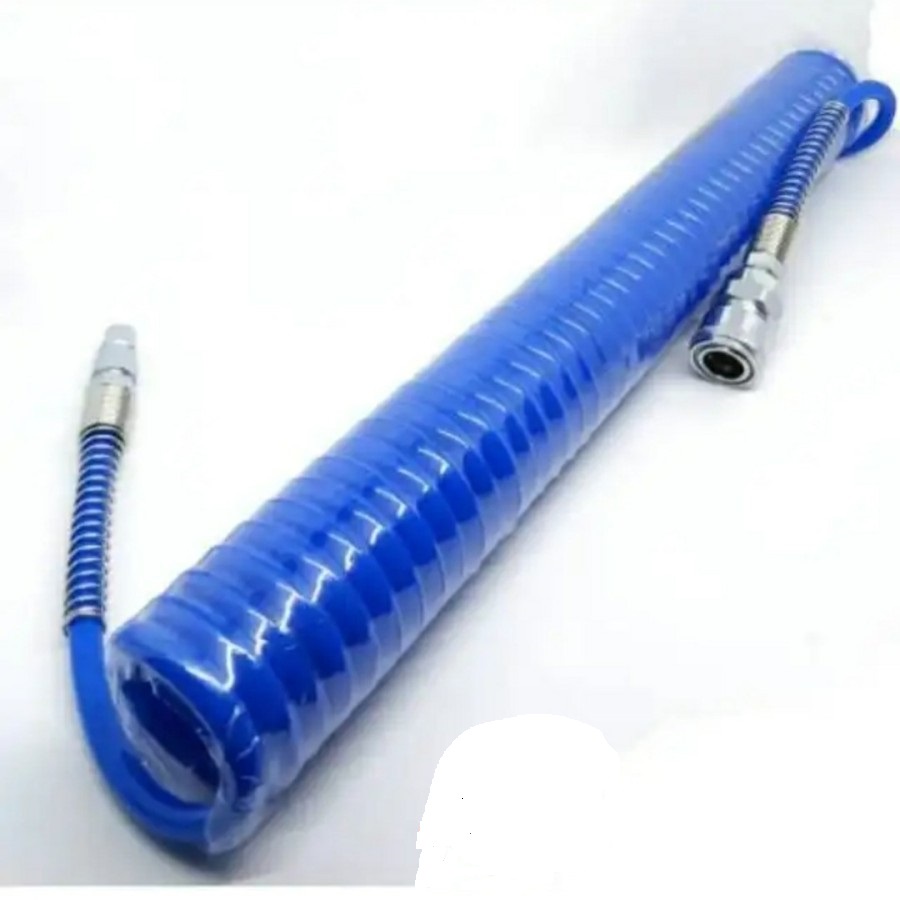 SELANG KOMPRESOR SPIRAL MOLLAR RECOIL HOSE 9 METER LENGKAP COUPLER