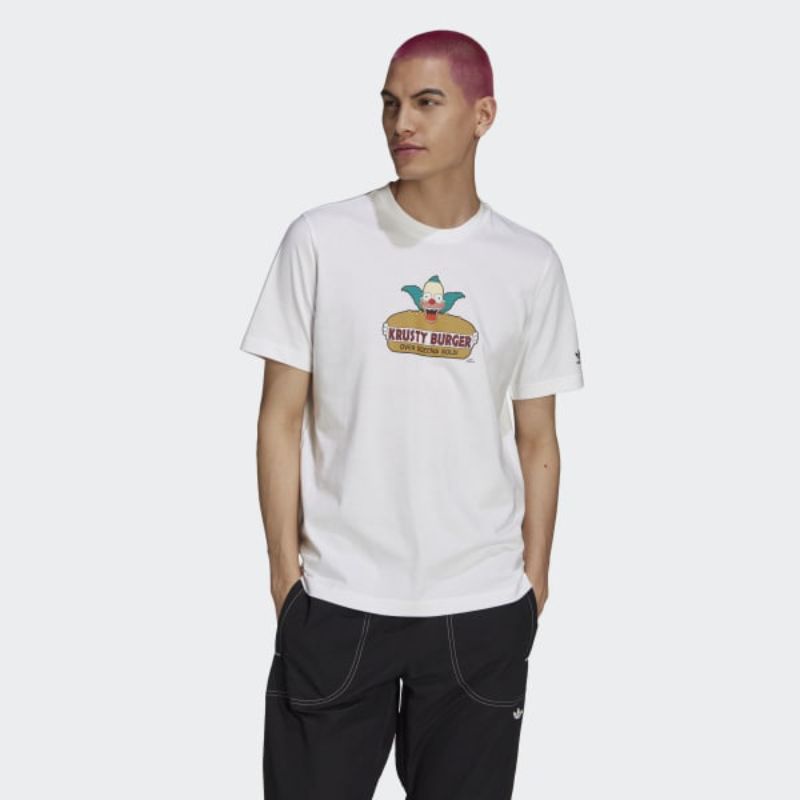 Adidas The Simpsons Krusty Burger Tee White Original