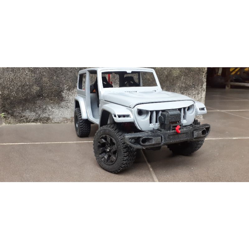Body RC 3dprint WB 23.5cm lengkap interior