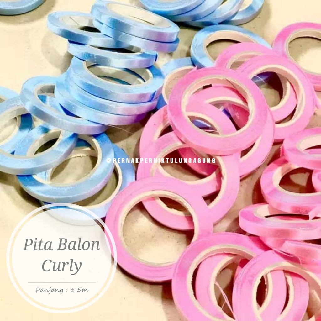 

Pita Balon Curly / Pita Tali Balon Kecil Curly - Jual per 5pcs