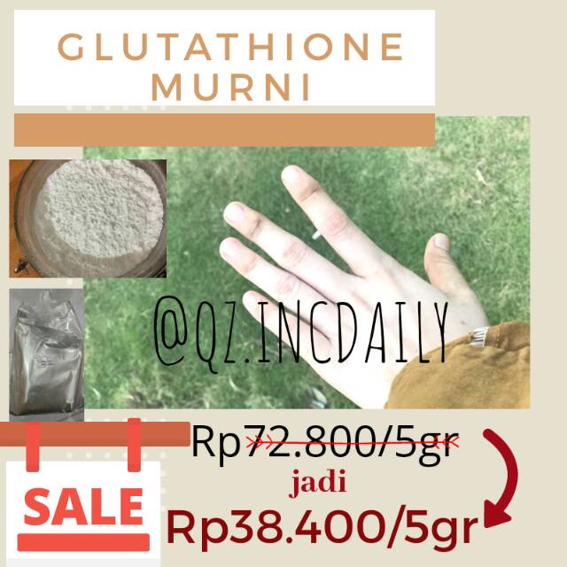 Glutathione murni pemutih bahan dasar pure original import MASTER OF WHITENING tdak ori uang kembali