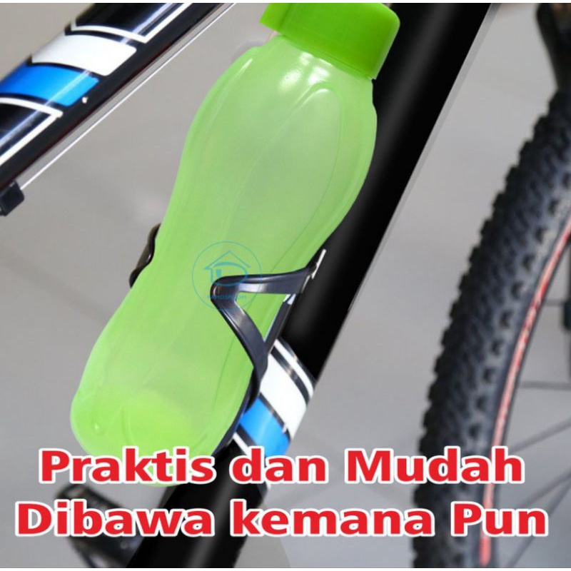 Botol Air Minum Plastik Tutup Sistem Putar Murah Botol Wadah Air Minum Olahraga Tumbler Sepeda Tempat Minum Anak Sekolah Botol