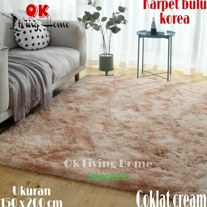 Karpet bulu, karpet bulu korea, karpet bulu halus, karpet bulu premium