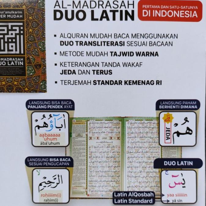 

Alquran Tajwid Perkata Latin Al-Madrasah Duo Latin Uk BESAR Almadrasah