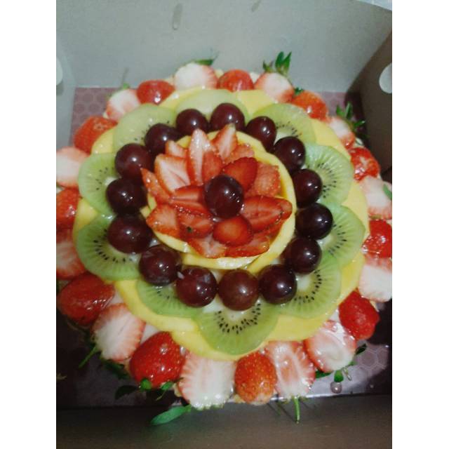 Pie buah jumbo 20 cm - request tulisan