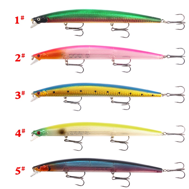 Umpan Pancing Hard Bait Bentuk Ikan Imitasi Ukuran 18.6cm 24g