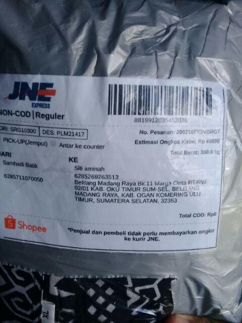 Bisa Cod Bswart Batik Hrb026 Kenongo Hem Pendek Padi Pekalongan M Lxl Batik Pria Murah Modern Grosir