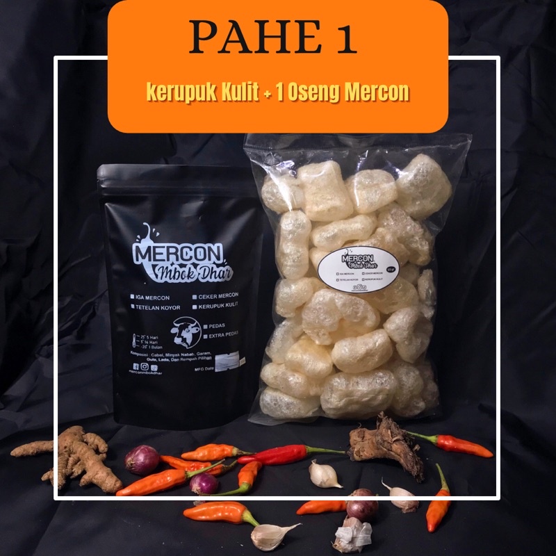 

PAKET HEMAT OSENG MERCON ( Oseng Mercon & Kerupuk Kulit Sapi )