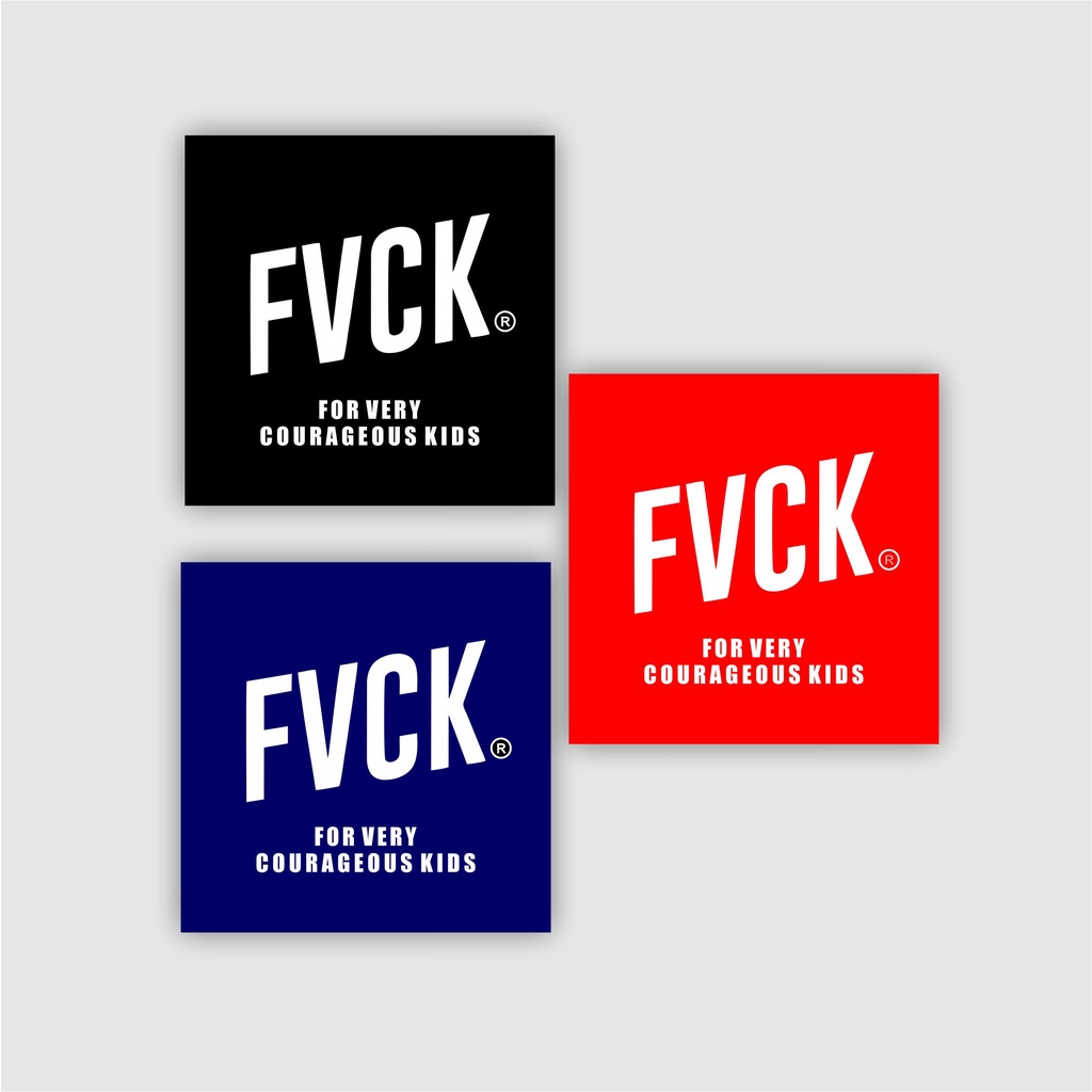 

Stiker Sticker Brand Distro Vinyl Logo Fvck Skate surf Band Grafiti pop art Case Phone Tumblr Laptop Casing Striping Aesthetic Journal Hype Dinding Waterproof Clothing