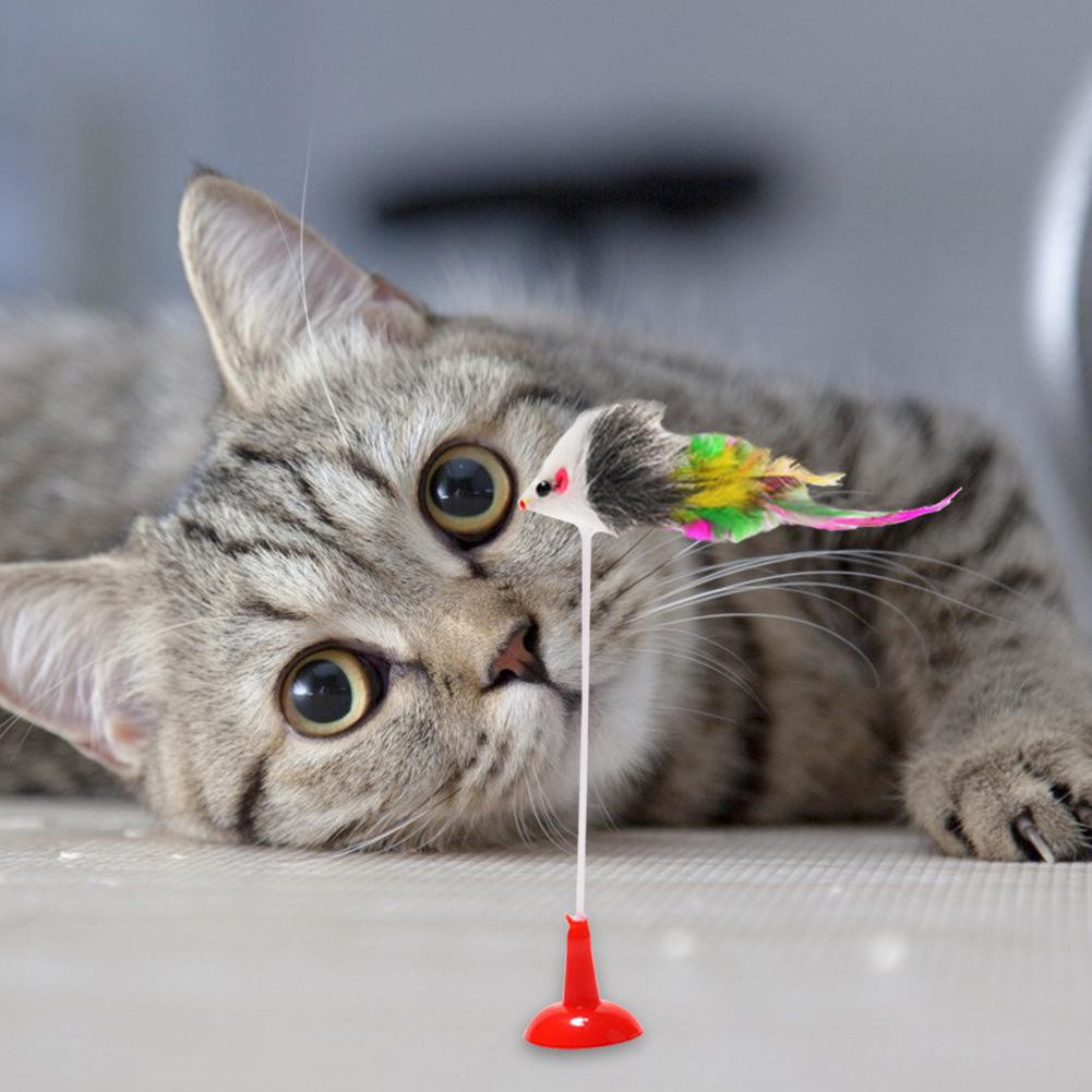 Mainan Tikus Palsu Interaktif Lucu Untuk Kucing Peliharaan
