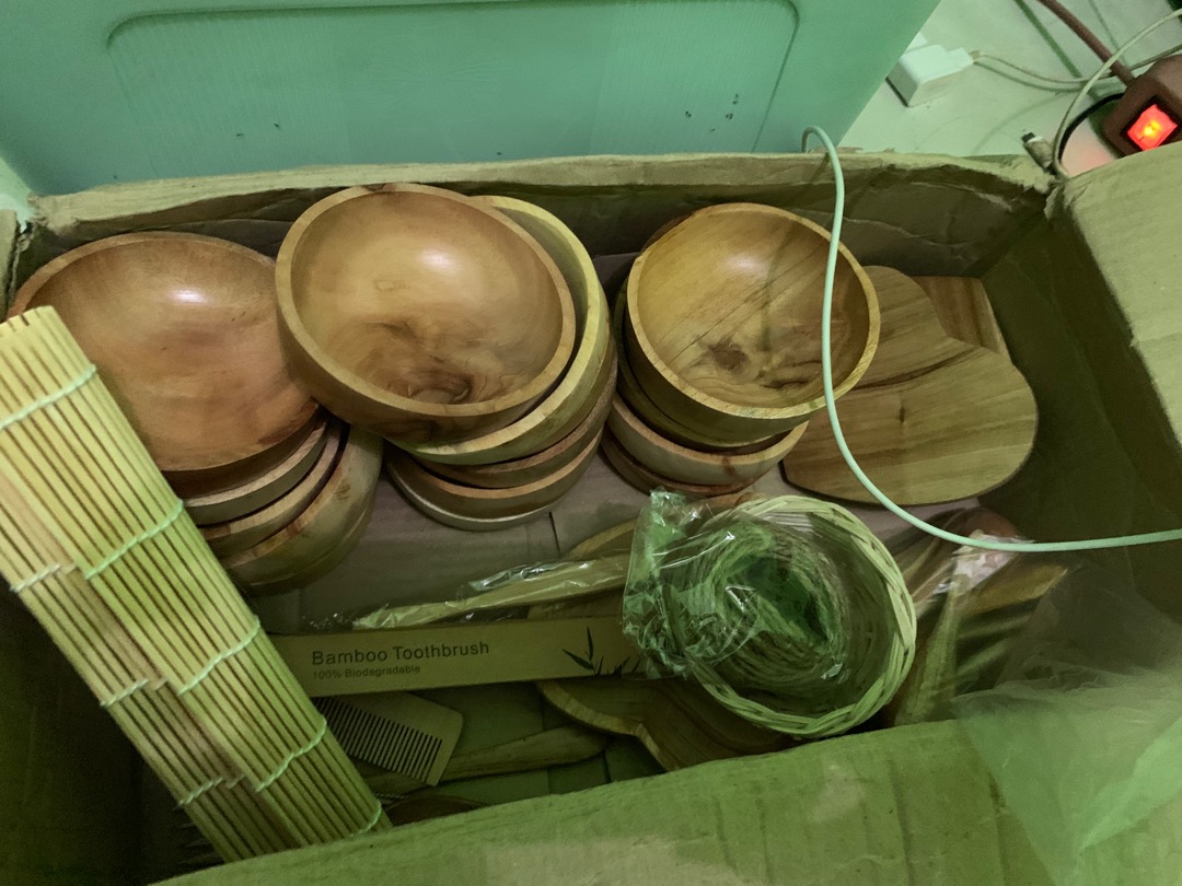 Keranjang Rotan Bulat Mini (props Foto)