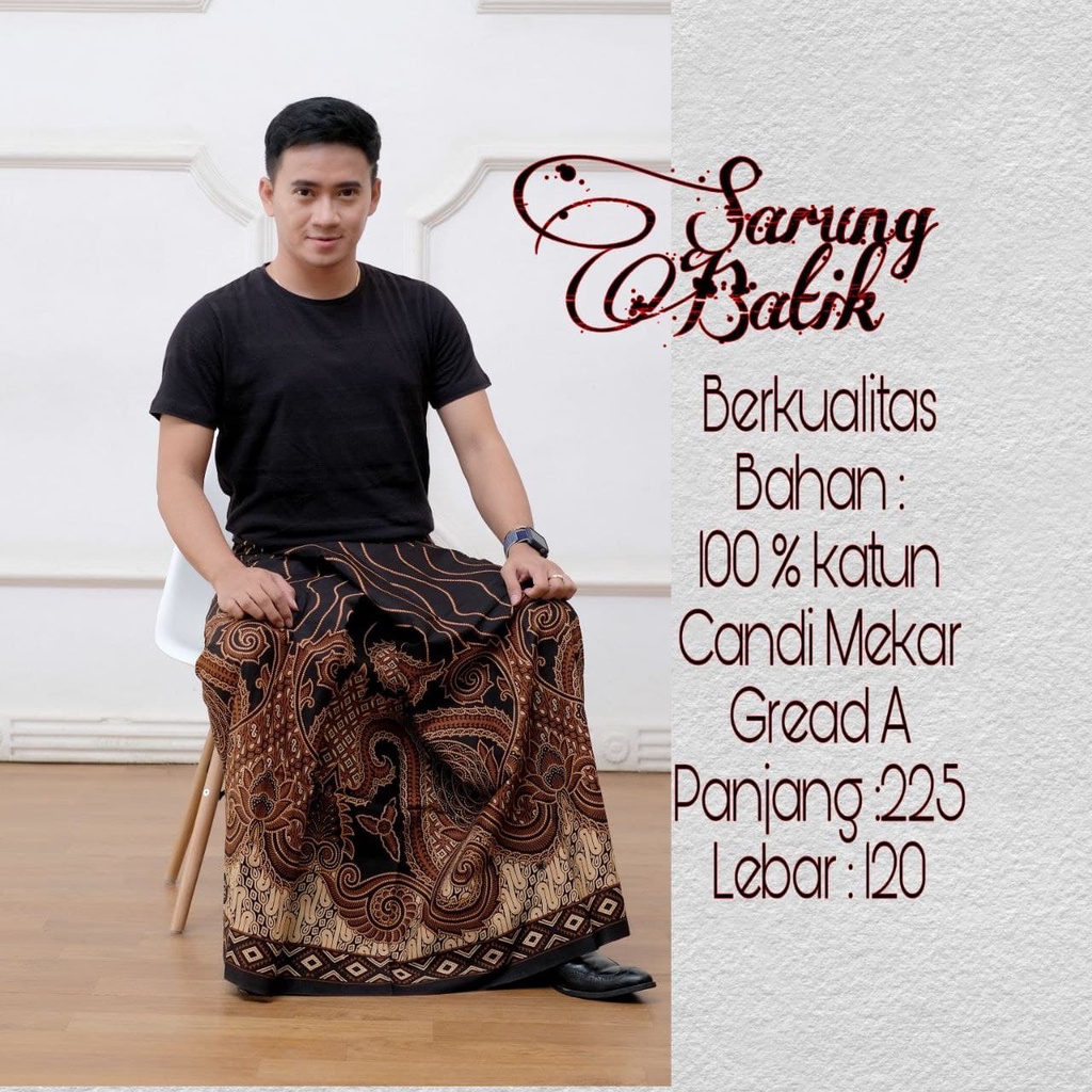 Sarung Batik Execlusive// Sarung Batik Pria Dewasa