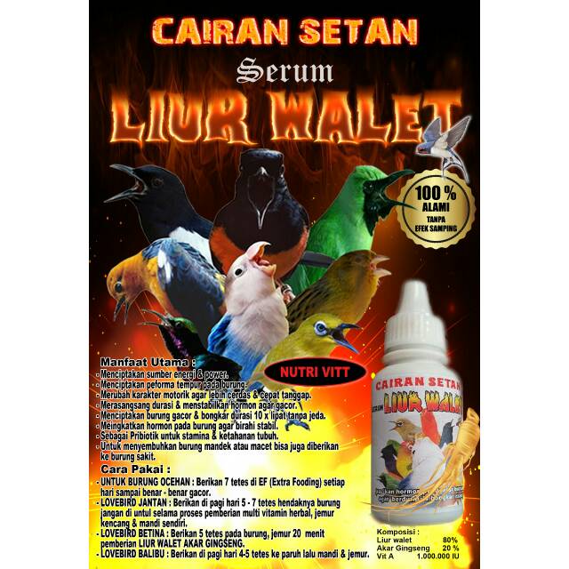 SERUM LIUR WALET " CAIRAN SETAN "