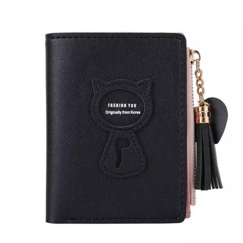 REVINA - Dompet Lipat Wanita dompet kucing dompet kecil dompet uang dompet lipat wanita termurah pro