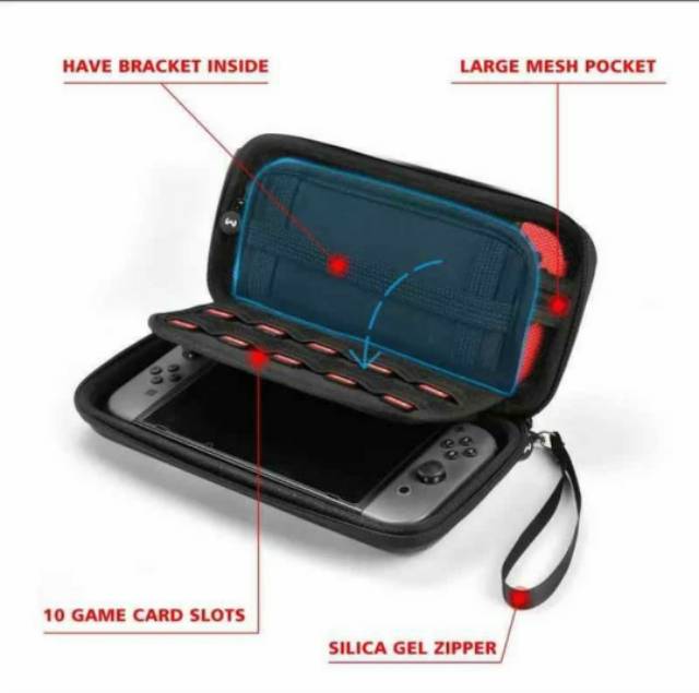 MEO Dompet Airfoam Storage Box Nintendo Switch