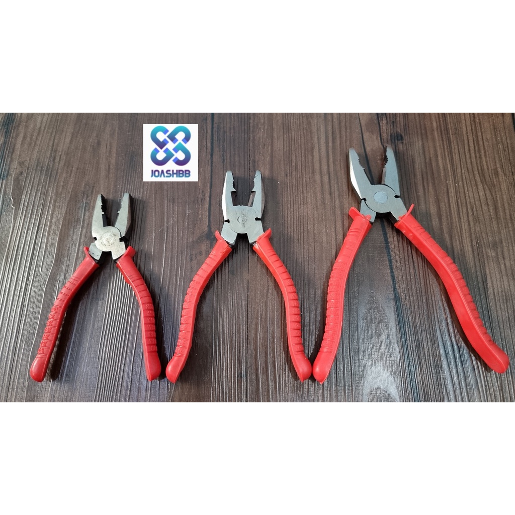 Tang Kombinasi 6&quot; (15cm) 7&quot; (17.78cm) 8&quot; (20.32cm) inch Gagang Karet / Kombination Pliers