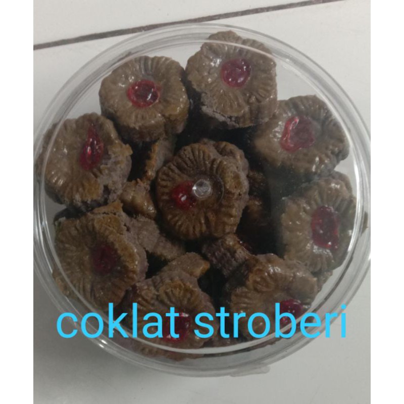 

Coklat stroberi/Kue Lebaran 500gr