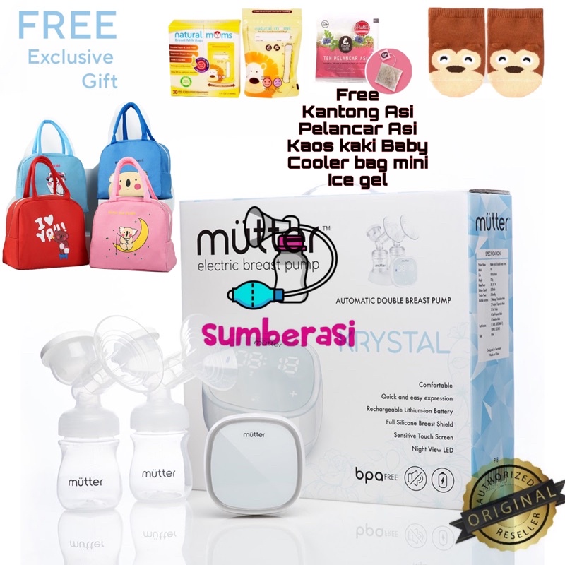 Pompa Asi Mutter Krystal Breastpump