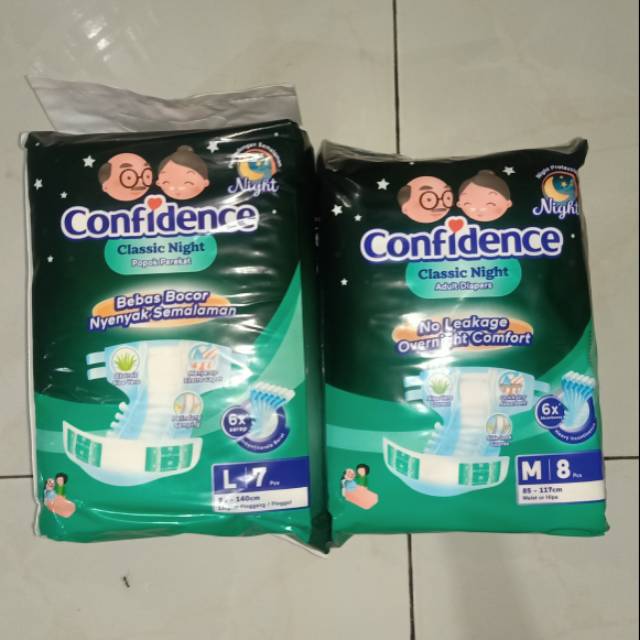 Original POPOK DEWASA CONFIDENCE Exp Baru