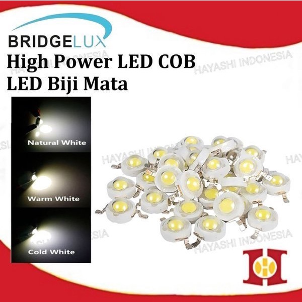 HPL High Power LED 1W 3W 1 3 Watt Yellow Warm Cool White Kuning Putih - 5pcs