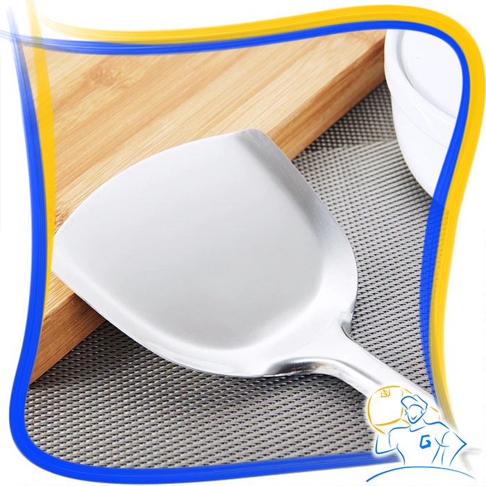 Spatula Stainless Steel Sutil Sodet Alat Masak Dapur Kitchen Tool Food