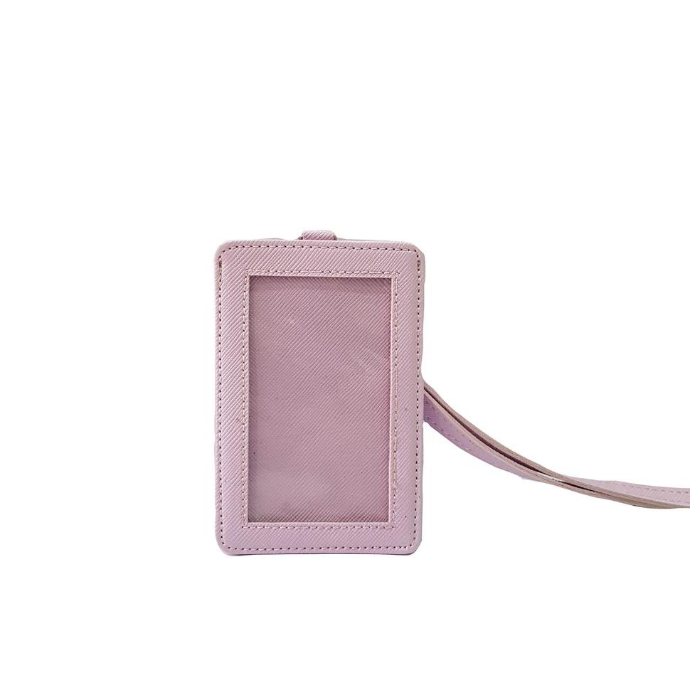 

➼pc Ready Stock➼ Name Tag ID Card Holder Kulit Lanyard Berkualitas PU Leather Lanyard NameTag ID Car