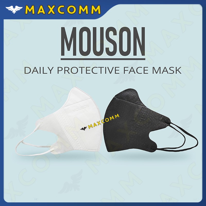 Masker Mouson Duckbill Garis Embos Isi 50 Masker Sekali Pakai Embos Mouson