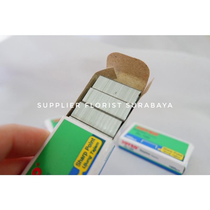 isi staples stapler steples stepples refil jepretan kecil joyco 10n 1box isi 1000pc