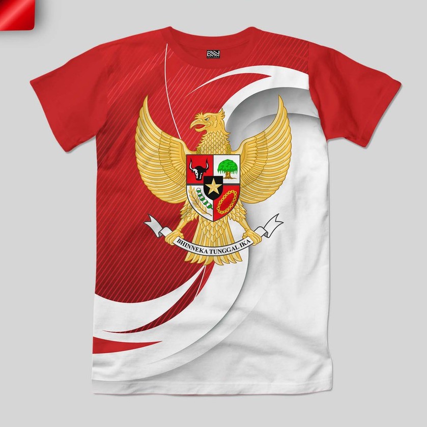 KAOS DISTRO HUT RI GARUDA PRINTING 3D