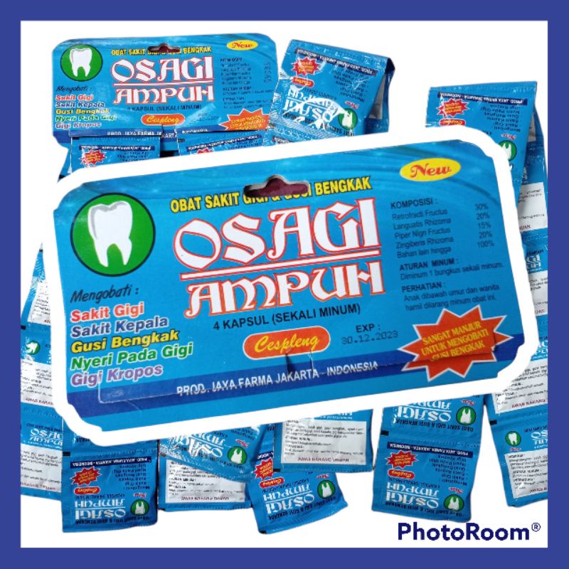 

osagi ampuh new, obat sakit gigi
