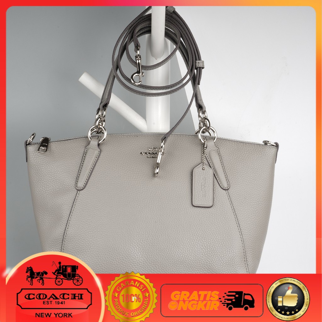 TAS WANITA SMALL KELSEY IN PEBBLE LEATHER F36675