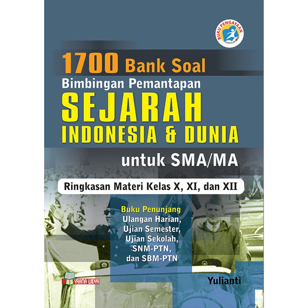 BUKU SOAL   BUKU 1700 BANK SOAL SEJARAH SMA   YRAMA WIDYA terlaris