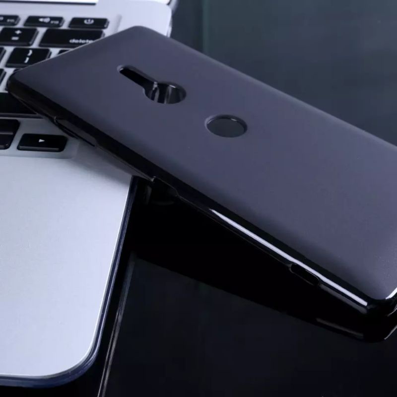 Softcase Sony Xperia Black Matte XZ2 XZ3 XZ1 Compact Docomo Au