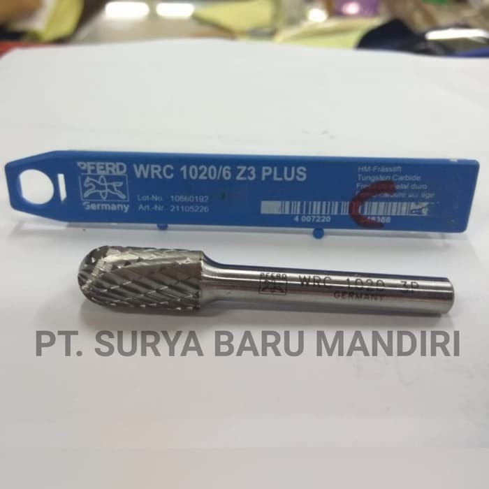 PFERD TC BURRS WRC 1020/6 CARBIDE ROTARY BURR TUNGSTEN CARBIDE