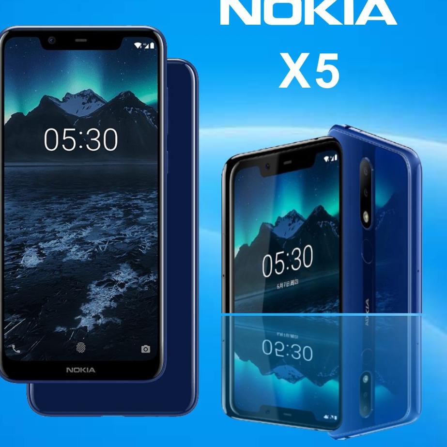 CSOo5O9--(Ori)Nokia X5（5.1plus) Type-c 4G Ram+ 64G Rom Android10.0 OS 16MP+16MP Camera hp murah Layar Penuh &amp;pk xiomi reno6