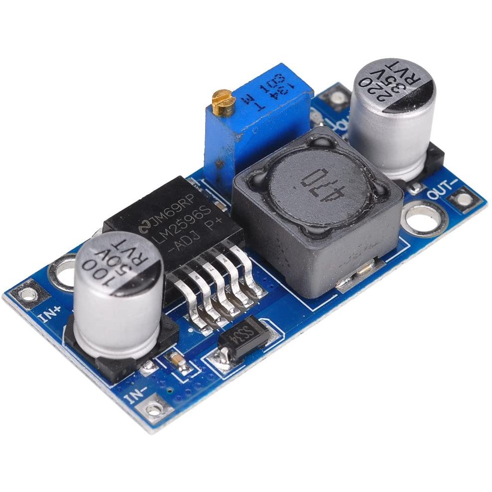 LM2596 DC-DC Step Down Power Supply Module 3A Adjustable  Input 3-40V Output1.5-35V