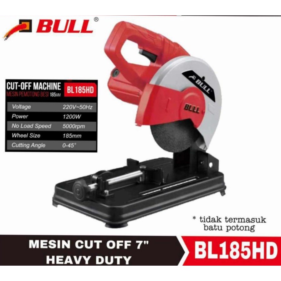 Jual Mesin Cut Off Bull Heavy Duty Mesin Potong Besi Inch Bl Hd Shopee Indonesia