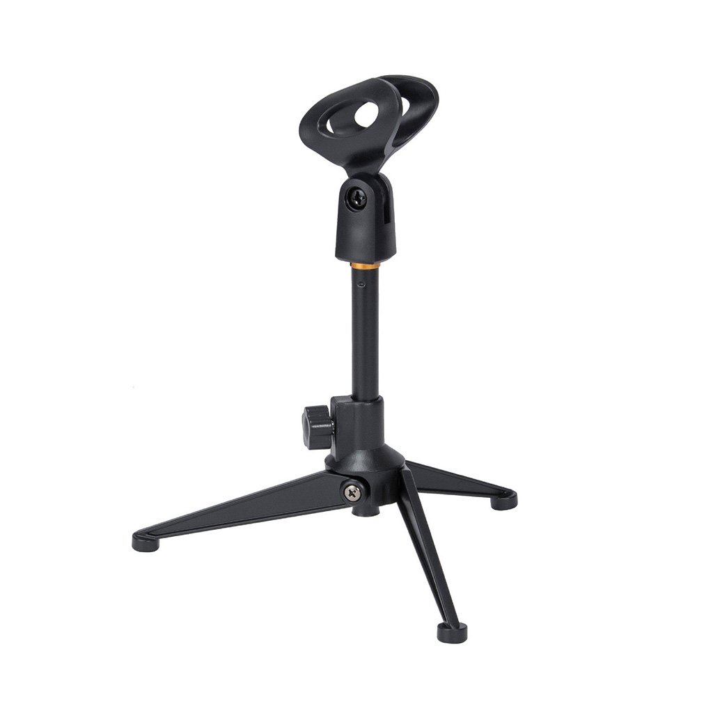 Stand Holder Microphone Table Meja Youtuber Podcast Universal Mic Dudukan Kaki Tiga Mini Stand Noise Penyangga Mikrofon Podium L7 F5 Adjustable Bisa Di Atur Tinggi Pendek - DH 403