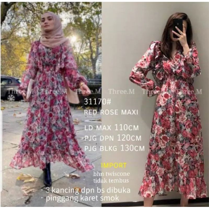 maxi dress by THREE M