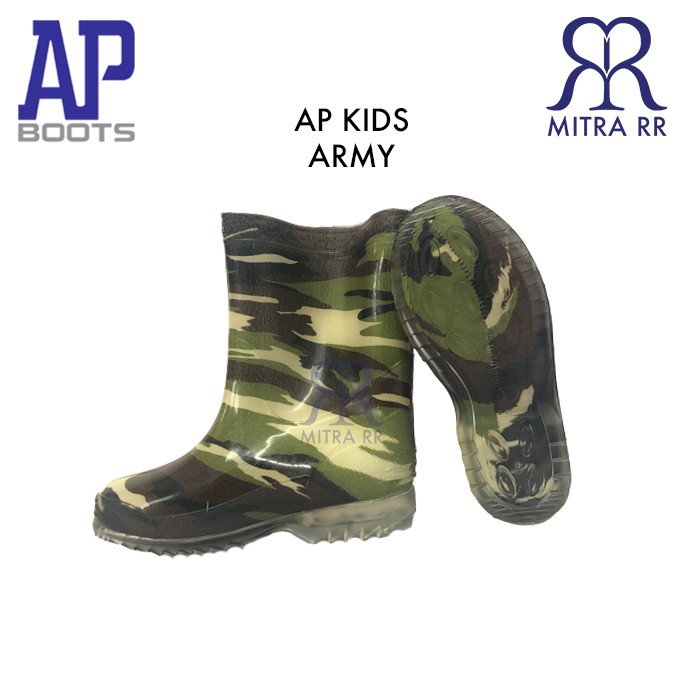 Sepatu Boot Anak AP BOOTS KIDS ARMY Terbaru | Sepatu Boots Anak-anak